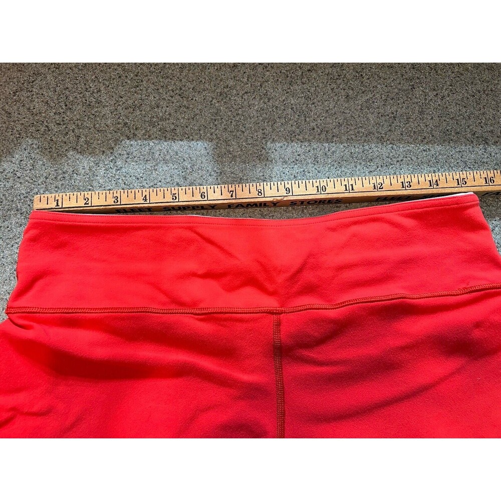 Lululemon Groove Biker Shorts Coral Orange. No Tag 30 Waist - Picture 2 of 8